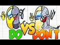 Cool DOs vs DON'Ts Among Us "The Curse of Novisor" Drawing Compilation in One Minute Challenge!