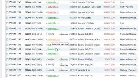 How to make a BetterPrice Proposal as Provider via YachtSys®