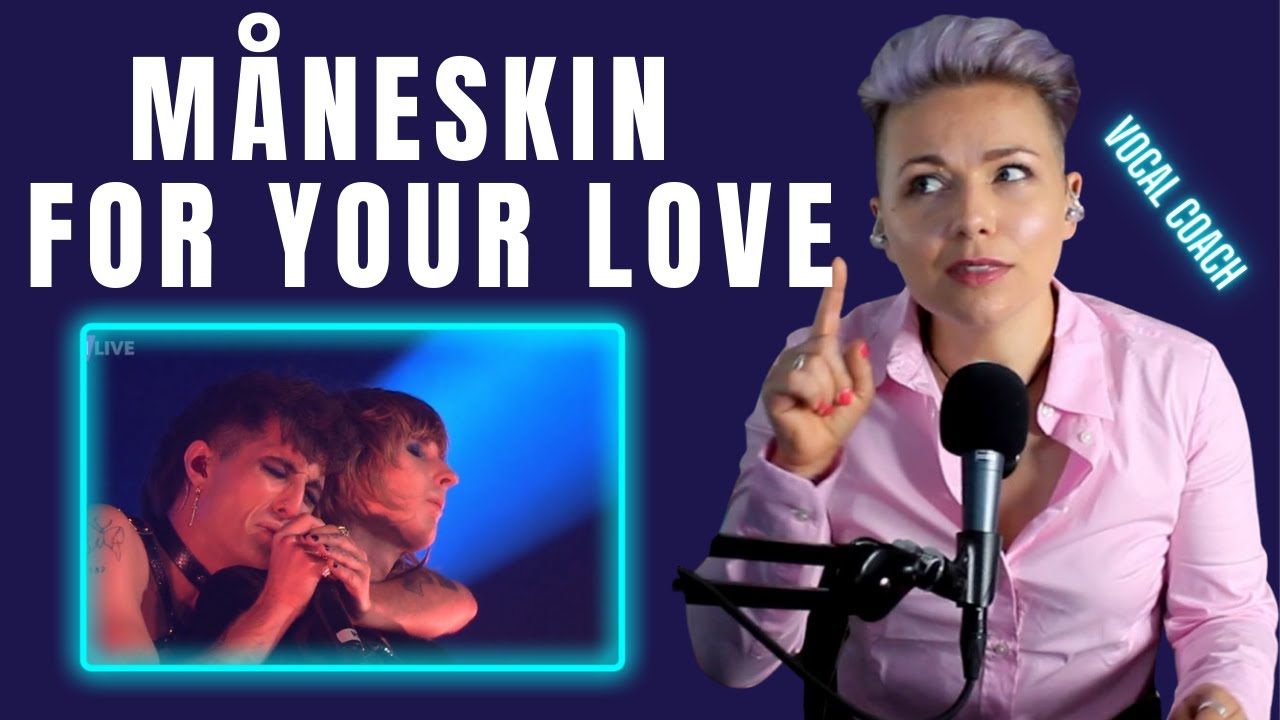 Maneskin - For Your Love - New Zealand Vocal Coach Reaction and Analysis