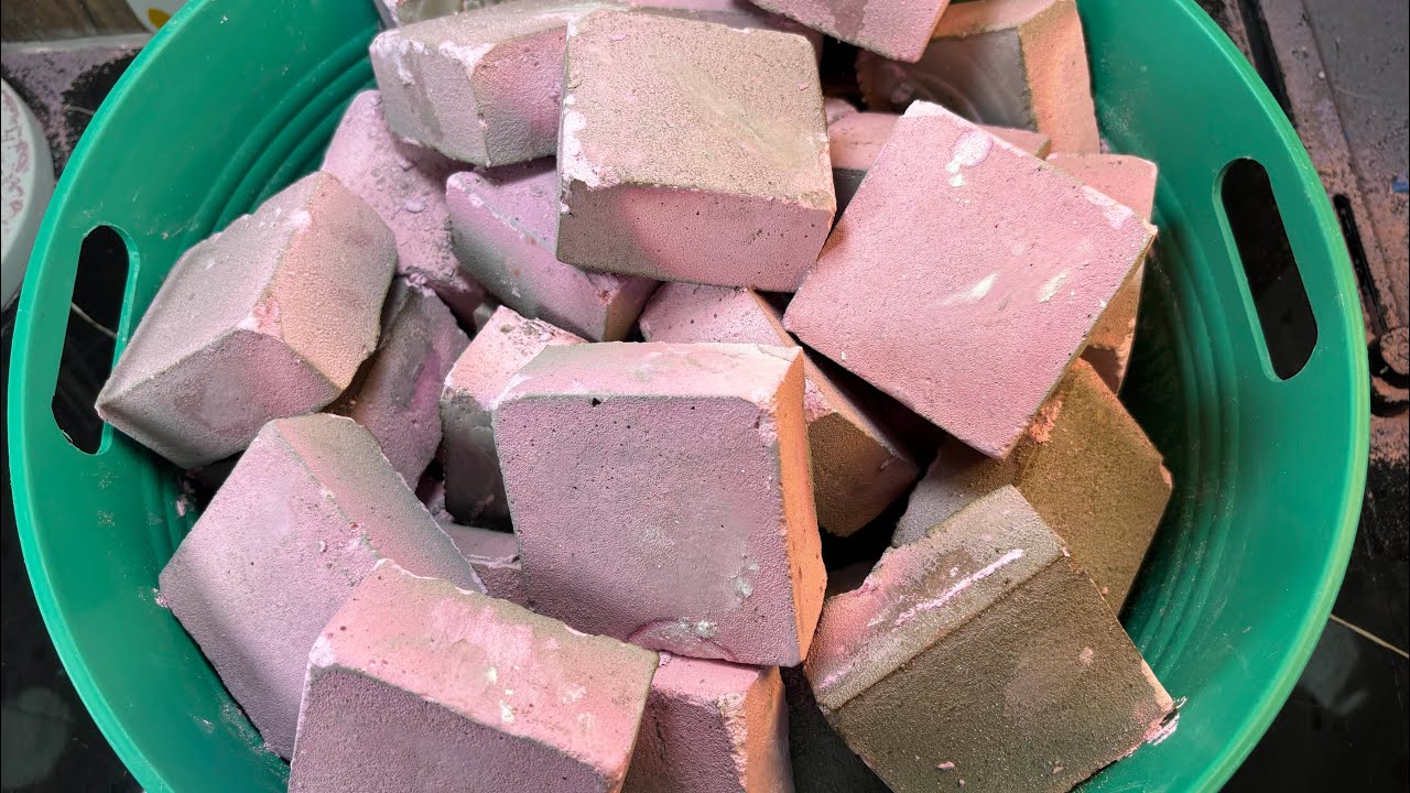 Full Bucket of Crispy Soft Reformed Gymchalk | Satisfying 