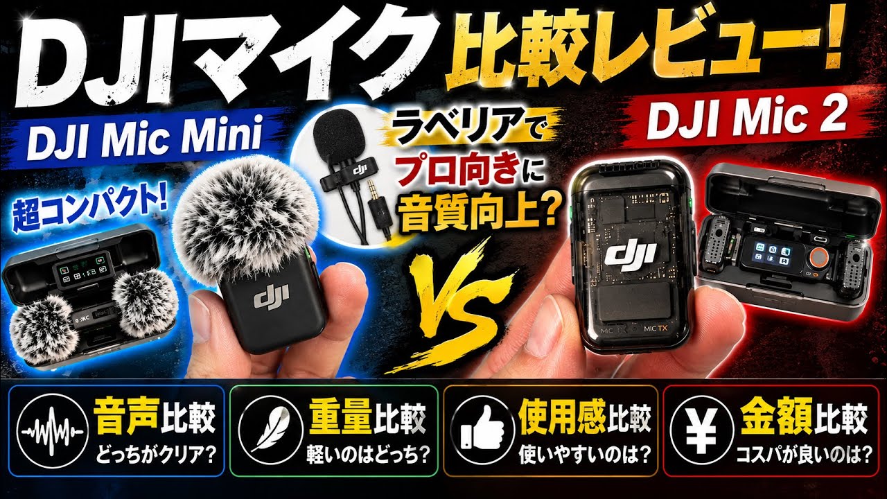 Must-Have for High-Quality iPhone Shoots! DJI Mic Mini vs. Mic 2