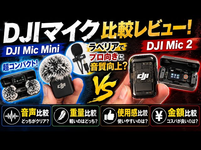 Must-Have for High-Quality iPhone Shoots! DJI Mic Mini vs. Mic 2