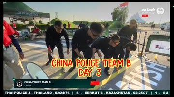 Day 3 CHINA POLICE TEAM B UAE SWAT CHALLENGE 2025‼️‼️#uaeswatchallenge#chinapolice