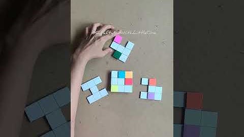 Form a Cuboid | 3D interlocking puzzle | Skill development activity