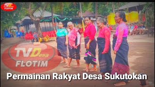 Permainan Rakyat Desa Sukutokan Pulau Adonara