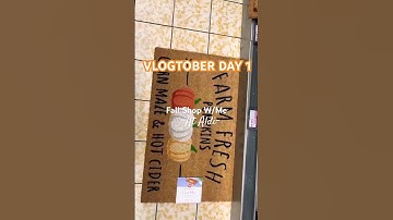 VLOGTOBER Day 1: Shop W/ Me @ALDIUSA Fall Finds! #shorts #vlogtober #shopwithme