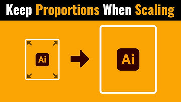 How to Keep Proportions When Scaling in Illustrator