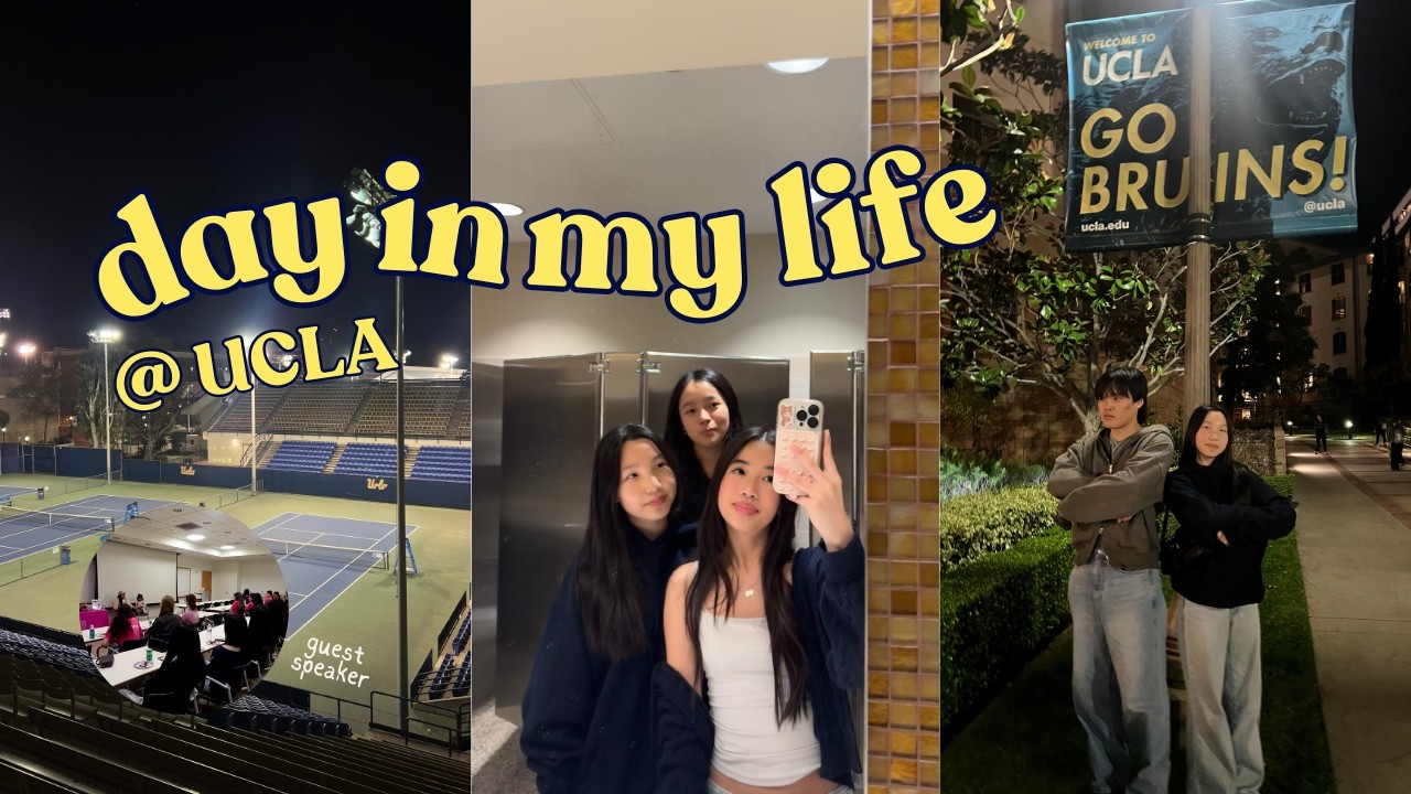 UCLA VLOG | dining hall, day in my life, friends