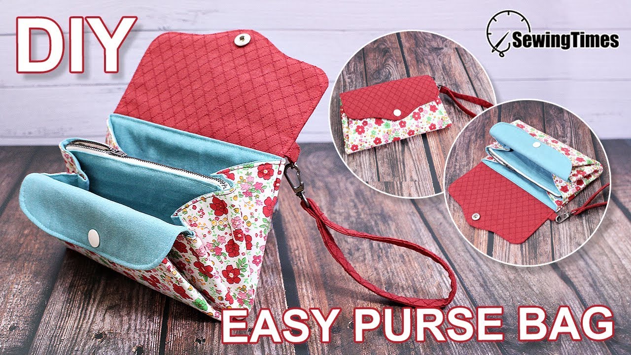 Download DIY EASY PURSE BAG | Cute clutch bag easy sewing tutorial [sewingtimes]