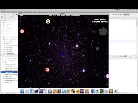 Demo for Asteroid game using Model View Controller architecture