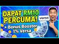 Versa Bagi Duit Extra Bonus Booster 1% p.a. Sebab 4 Produk Baru Ni?!