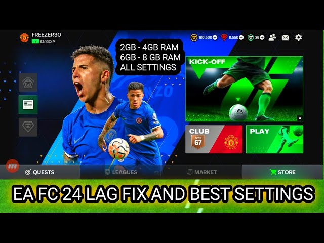 Lag Fix and Best Settings For Ea FC Mobile 24