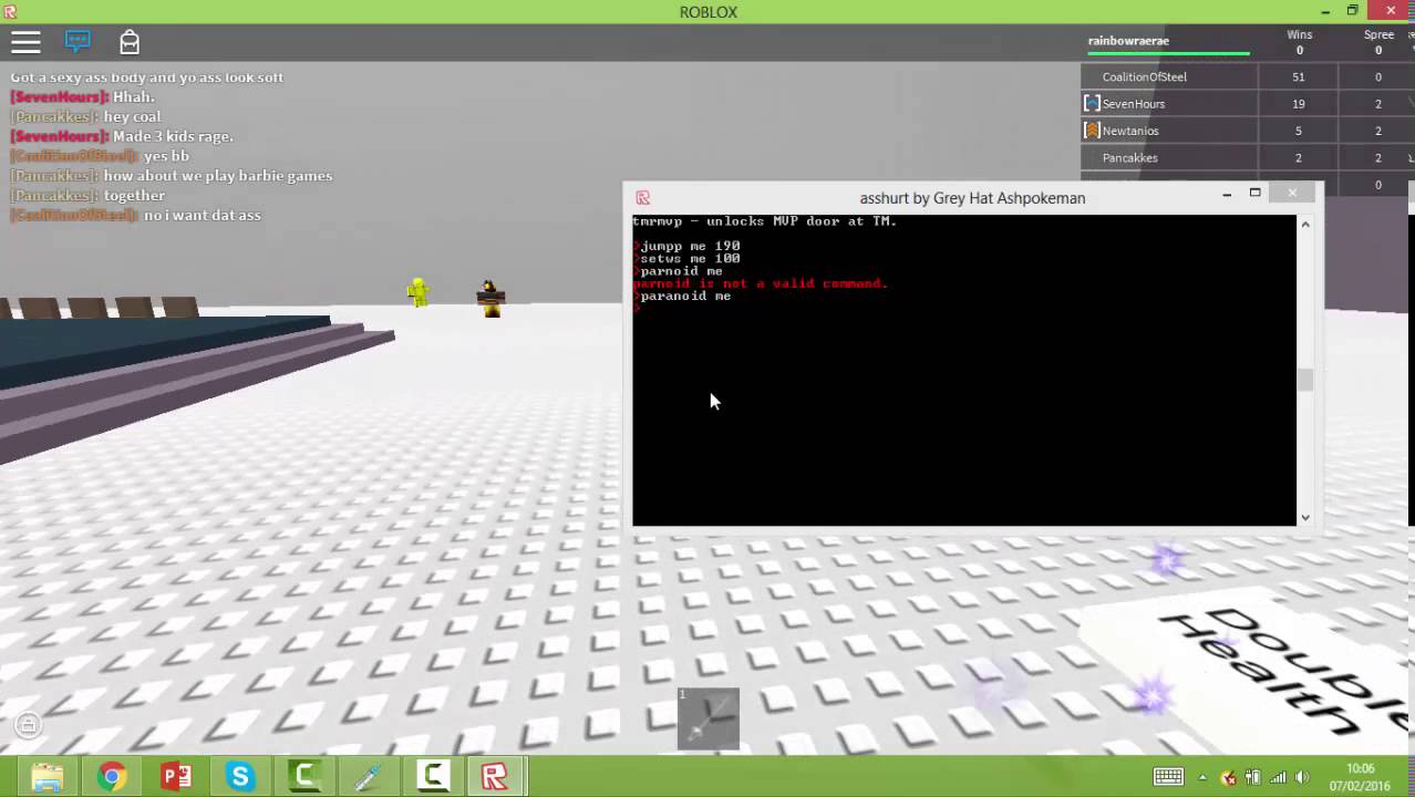 Patched Roblox Exploit Asshurt V2 New Release 100 Commands Youtube - roblox admin hack 100 commands patched