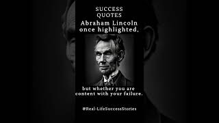 Abraham Lincoln on Embracing Failure: Your Attitude Matters 🎩💪🏽💡 #abrahamlincolnquotes  #shorts