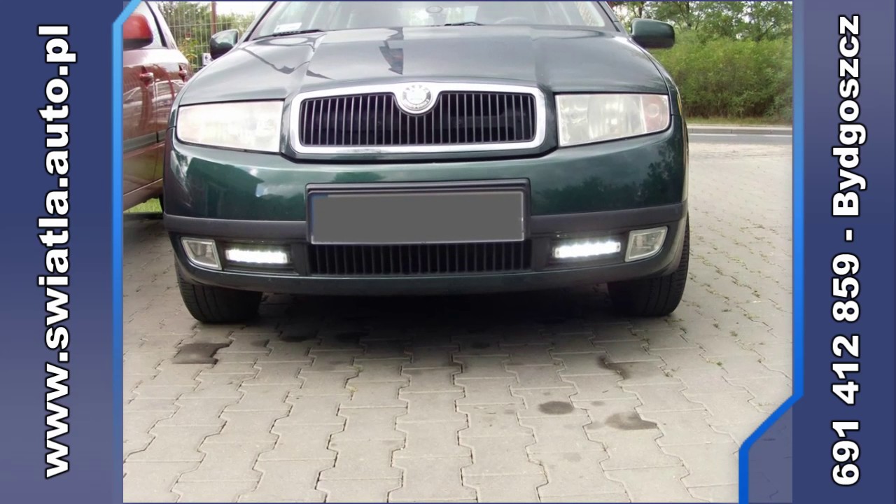 Skoda Fabia Swiatla Dzienne Nssc 507 Sprzedaz Montaz Bydgoszcz Youtube