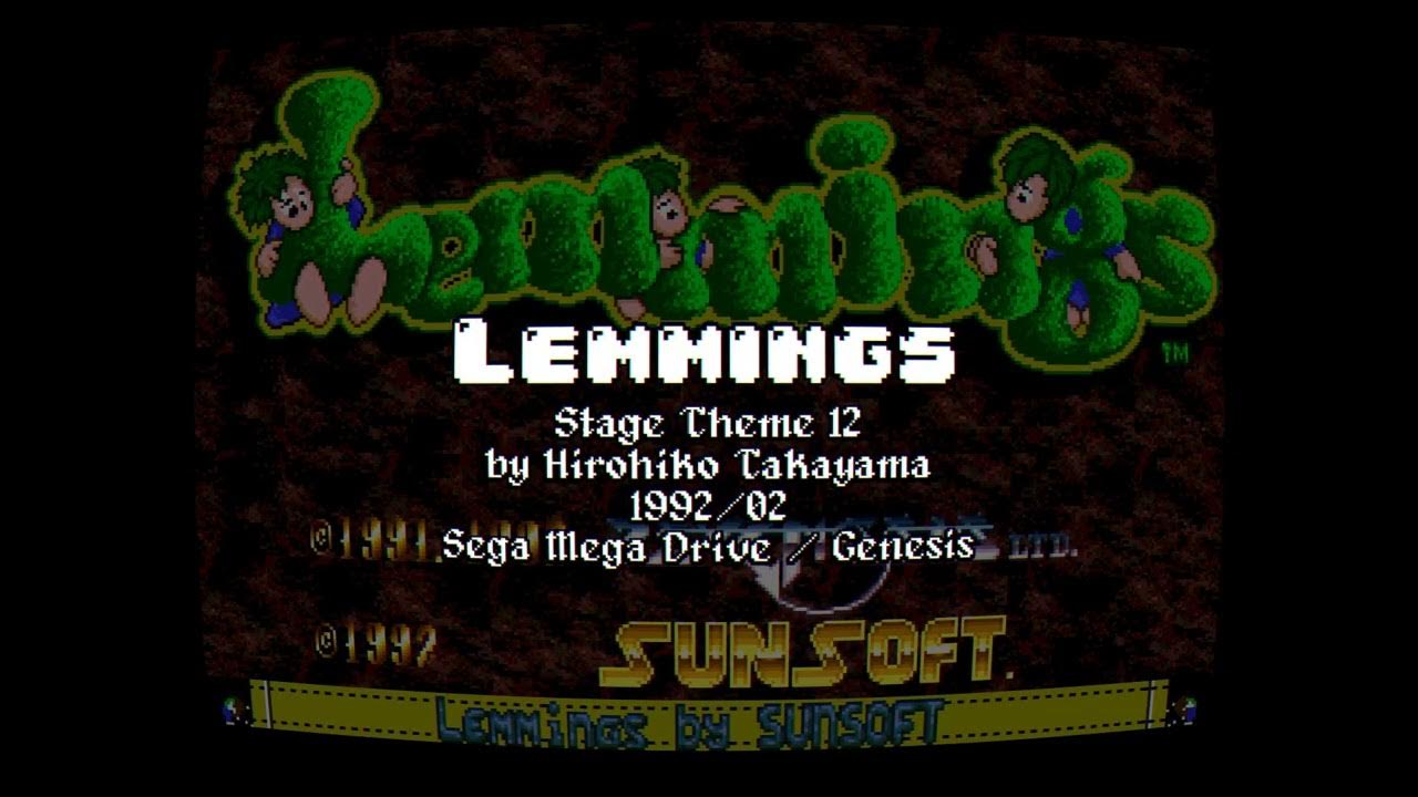 Stage Theme 12 Lemmings YouTube