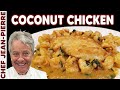 Coconut Crusted Chicken with Thai Curry Shrimp - Chef Jean-Pierre