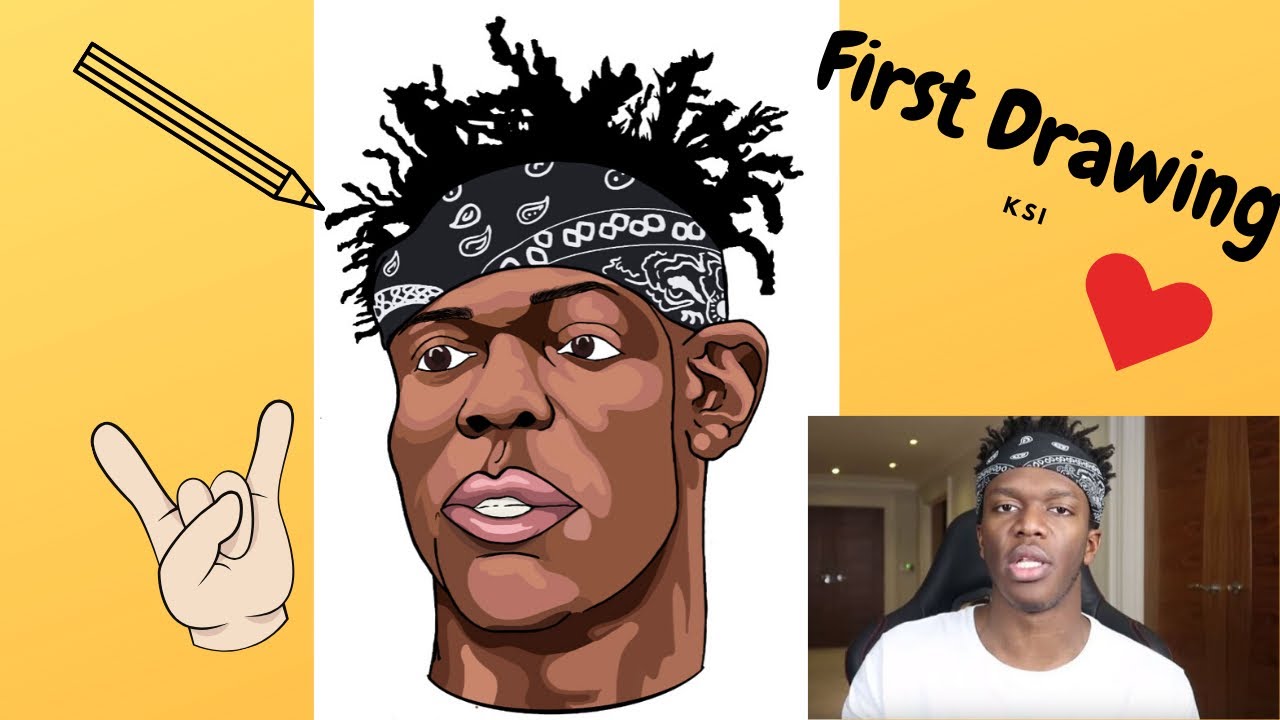 My First Drawing Ksi Youtube