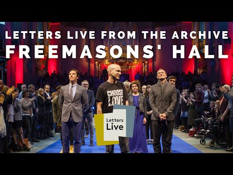 LETTERS LIVE FROM THE ARCHIVE: FREEMASONS' HALL. Benedict Cumberbatch, Tom Hiddleston + Jude Law