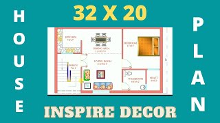 32X20 Building Plan II 640 Sq Ft House Plan II East Facing Home Map II 32X20 Makaan Ka Naksha