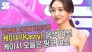 케이시(Kassy), 음색 여신 케이시 오늘은 핑크 여신 ('제29회 서울가요대상 레드카펫')