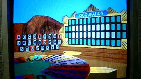 Playstation Wheel of Fortune Run Game 17 Part 2