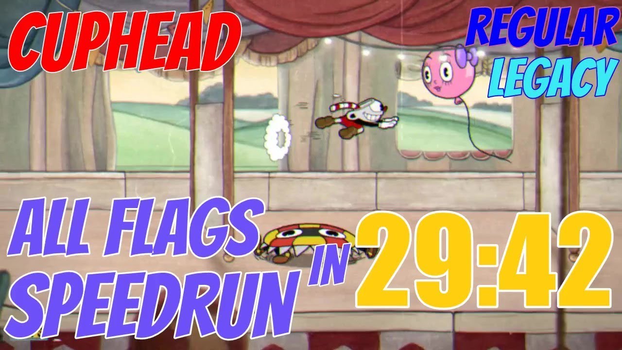 Legacy Version in 29:54 by Zirob21 - Cuphead - Speedrun