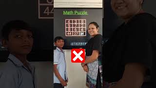 Math Puzzle/Brain Test/innovative ideas #education #school #students #short #youtubeshorts #maths