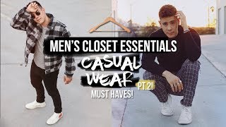 MEN'S CLOSET ESSENTIALS | EXPANDING CASUAL STYLE (EP.1 - PART 2) | JAIRWOO