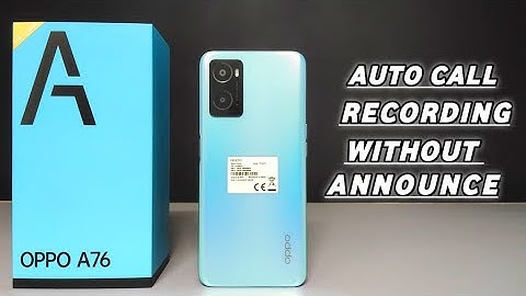 How To Set Auto Call Recording Oppo A76 Without Announcement | Step By Step | In Hindi
