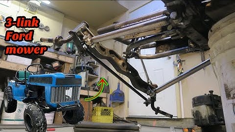 Ford LT fully suspension 3-link off-road mower build part 2