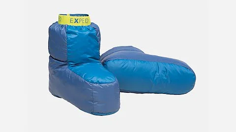 [FINNISH] Unboxing I Exped Down Sock & Bivy Booty I Warm down-filled socks & Waterproof overshoe