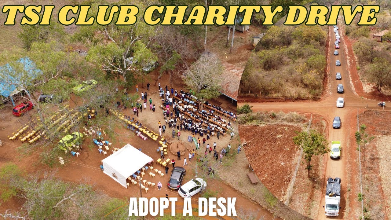 TSI CLUB CHARITY DRIVE New Desks for Ngenge Primary School YouTube