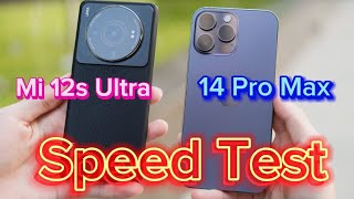 Speed Test Mi12s Ultra (  S8+Gen 1) vs Iphone 14 Pro Max ( Apple A16 Bionic) kết quả bất ngờ 😱