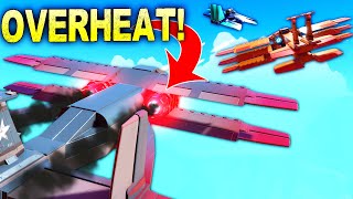 Dogfighting BUT Every 5 Seconds Our Engines Overheat! [Trailmakers]