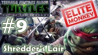TMNT: Out of the Shadows - Walkthrough Part 9 - Shredders Lair [Commentary] [HD PC]