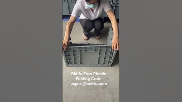 Bidifu Euro Plastic Folding Crate, export@bidifu.com