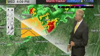 WPXI Facebook Live on Weather