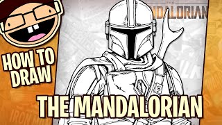 How to Draw THE MANDALORIAN (The Mandalorian) | Narrated Step-by-Step Tutorial