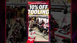 When Haas Scores, You Score! 10% Off Tooling When Haas F1 Scores Points!
