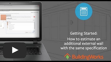 Getting Started: How to estimate an additional external wall with the same specification