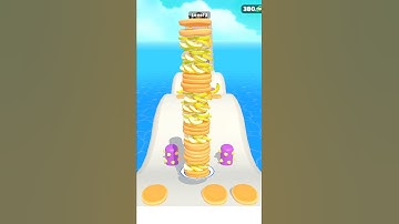 Pancake Run Gameplay All Levels Walkthrough iOS, Android New Game 🎮😍