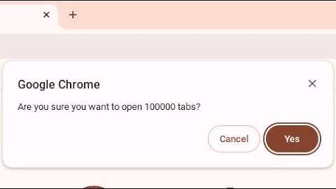 Opening 100,000 Tabs At Once