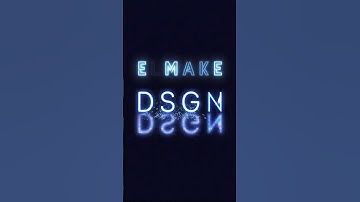Neon text animation