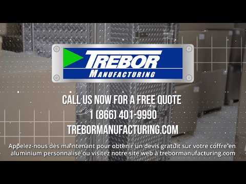 Semi-Truck Custom Aluminum Tool Boxes - Trebor Manufacturing