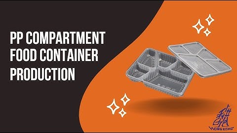 Three-Statioin Thermoforming Machine Working Video: PP Compartment Food Container Production