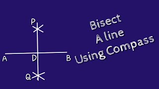 Famous How to bisect a line using compass. Bisection of a line. shsirclasses. Wealth