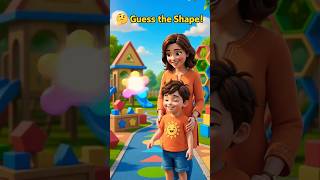 🔺 Can Your Child Identify These Shapes? | Fun Shape Learning for Kids ⭐🔵🟩 #shorts