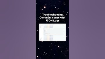 Troubleshooting Common Issues with JSON Logs #ai #artificialintelligence #machinelearning #aiagent