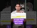 Crypto For Beginners | 3 Myths About Crypto | Crypto in India | Bank vs Crypto | Crypto Education